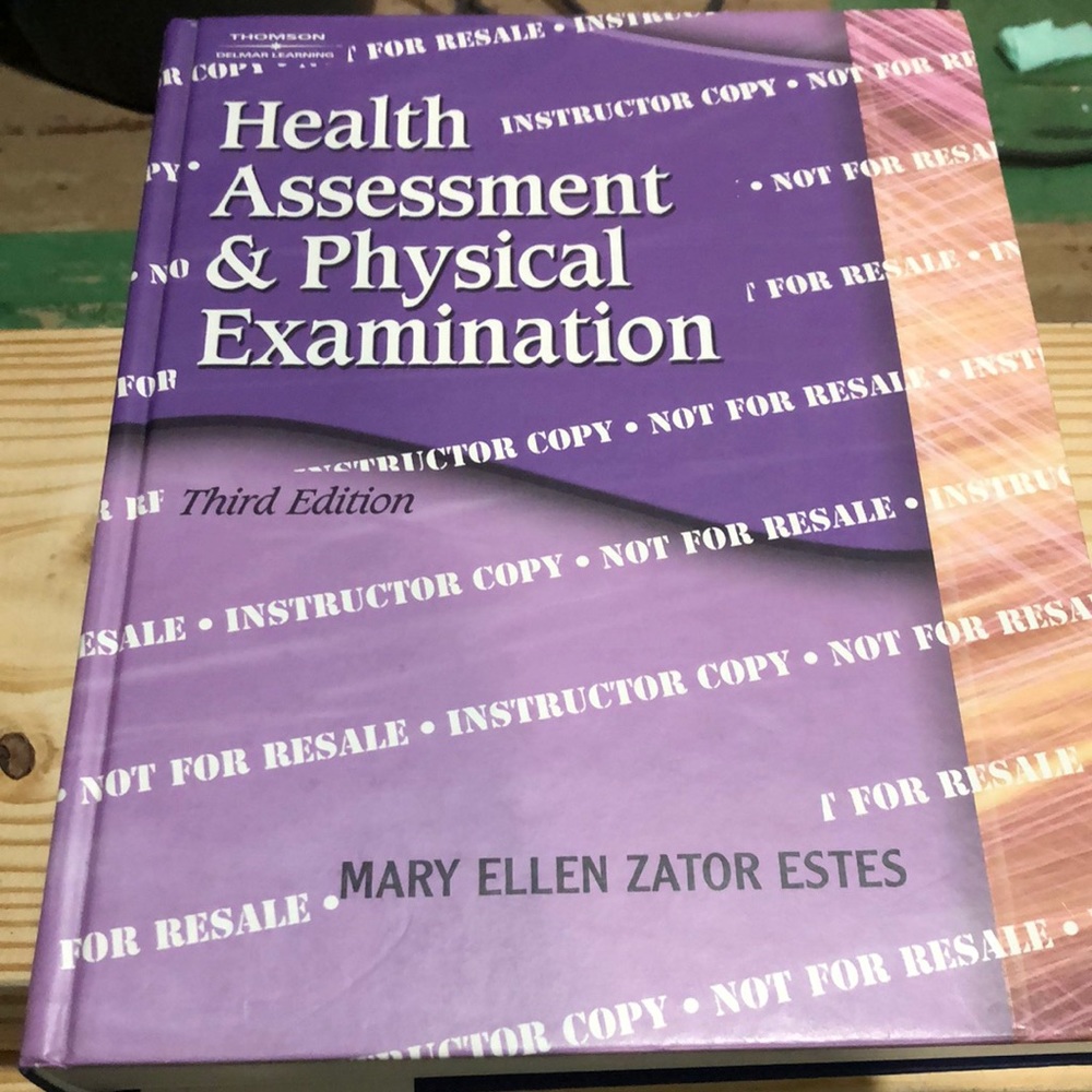 Medical RN Health Assessment & Physical examination book